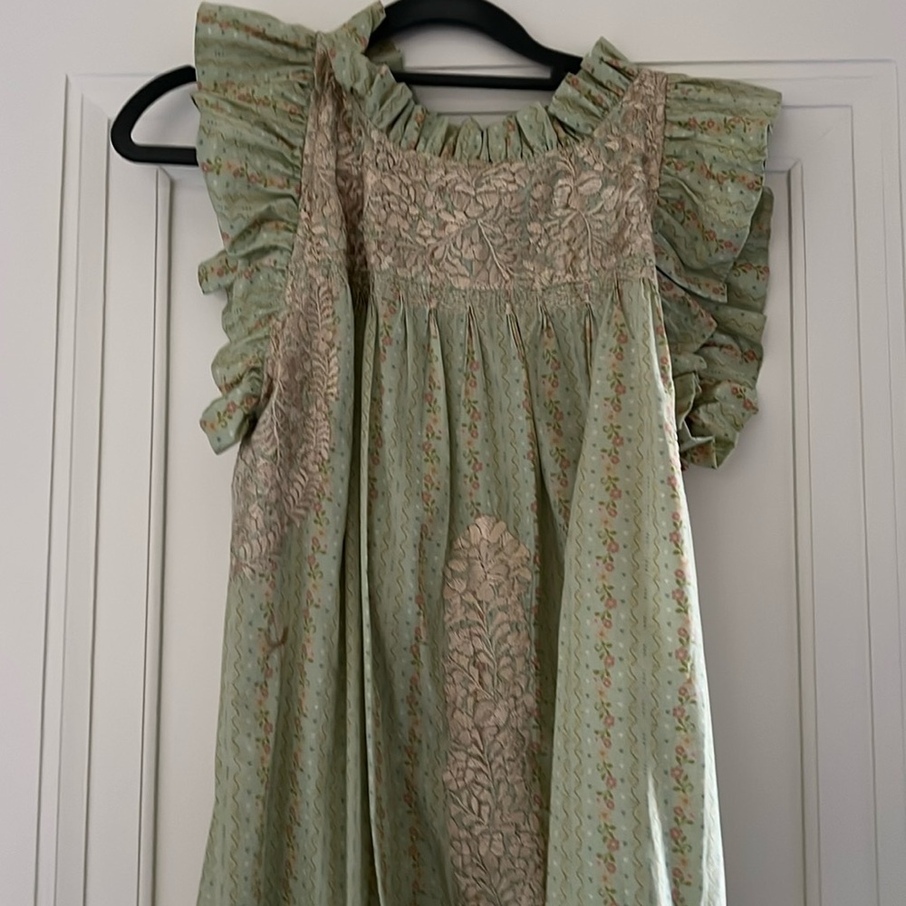 Maxi migolondrina embroidered dresss